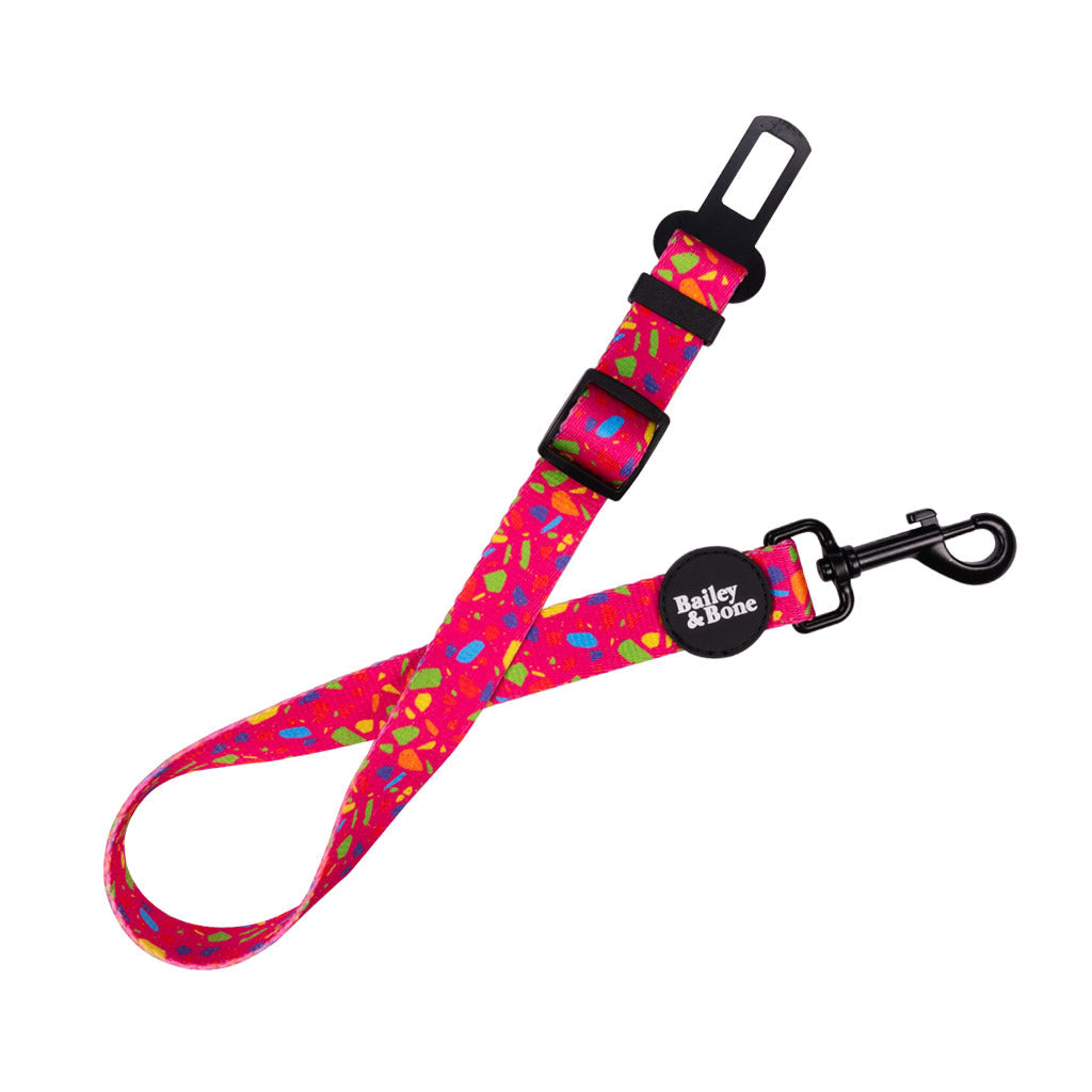 Bailey&Bone Dog Car Restraint Rainbow Terrazzo Dog Car Restraint