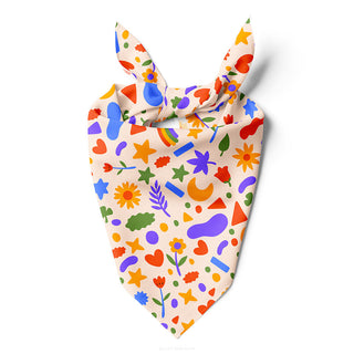 Bailey And Bone Pet Bandana Cute Summer Shapes Pet Bandana