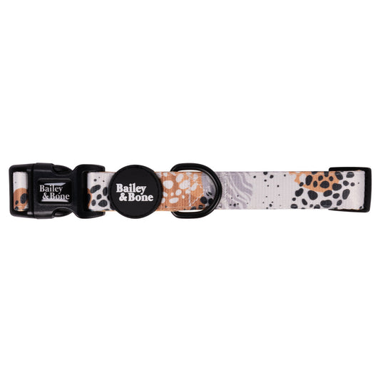 Bailey And Bone Pet Collar Abstract Safari Pet Collar