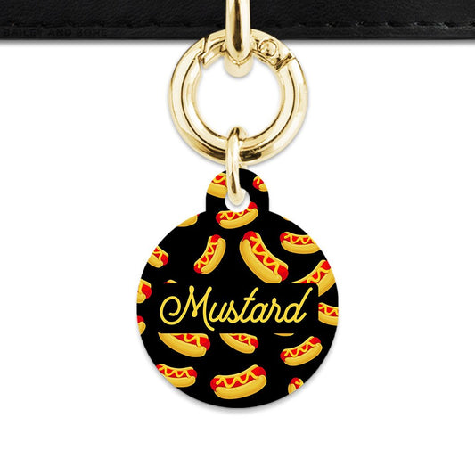 Bailey And Bone Pet Tag Hot Dogs Pet Tag