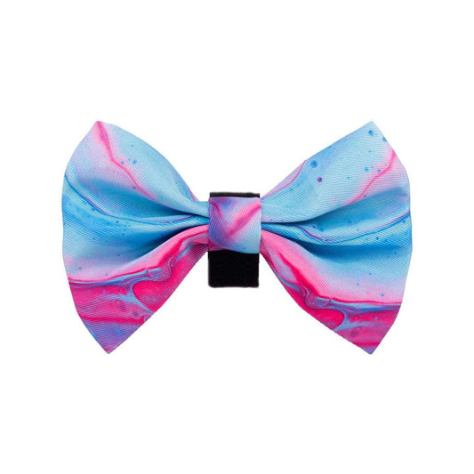 Bailey And Bone Bow Tie Blue And Purple Marble Bow Tie