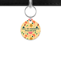 Bailey And Bone Mini Pet ID Tag Boho Pastel Shapes Mini Pet Tag
