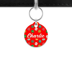 Bailey And Bone Mini Pet ID Tag Christmas Ornaments Mini Pet Tag