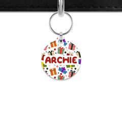 Christmas Presents Mini Pet ID Tag
