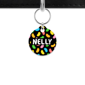 Bailey And Bone Mini Pet ID Tag Jelly Beans Pattern Mini Pet Tag