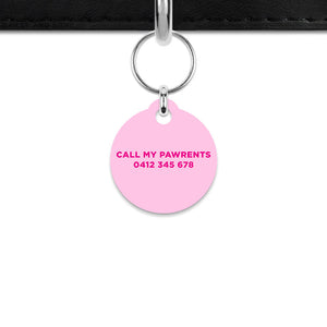 Bailey And Bone Mini Pet ID Tag Light Pink Barbie Mini Pet Tag