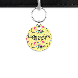 Bailey And Bone Mini Pet ID Tag Pastel Summer Vibes Mini Pet Tag