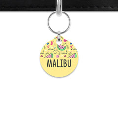 Pastel Summer Vibes Mini Pet ID Tag