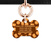 Bailey And Bone Pet ID Tag Biscuits Pet Tag