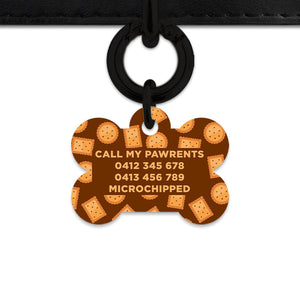 Bailey And Bone Pet ID Tag Biscuits Pet Tag