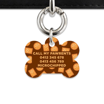 Bailey And Bone Pet ID Tag Biscuits Pet Tag