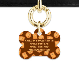 Bailey And Bone Pet ID Tag Biscuits Pet Tag