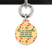 Bailey And Bone Pet ID Tag Boho Pastel Shapes Pet Tag
