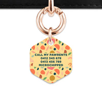Bailey And Bone Pet ID Tag Boho Pastel Shapes Pet Tag