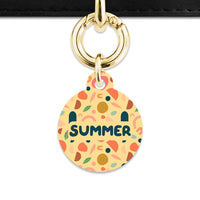 Bailey And Bone Pet ID Tag Boho Pastel Shapes Pet Tag