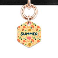 Bailey And Bone Pet ID Tag Boho Pastel Shapes Pet Tag