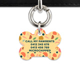 Bailey And Bone Pet ID Tag Boho Pastel Shapes Pet Tag