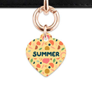 Bailey And Bone Pet ID Tag Boho Pastel Shapes Pet Tag