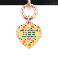 Bailey And Bone Pet ID Tag Boho Pastel Shapes Pet Tag