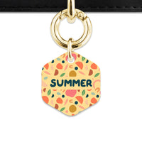 Bailey And Bone Pet ID Tag Boho Pastel Shapes Pet Tag