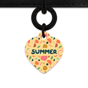 Bailey And Bone Pet ID Tag Boho Pastel Shapes Pet Tag