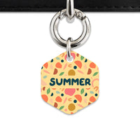 Bailey And Bone Pet ID Tag Boho Pastel Shapes Pet Tag