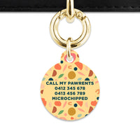 Bailey And Bone Pet ID Tag Boho Pastel Shapes Pet Tag