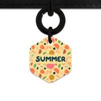 Bailey And Bone Pet ID Tag Boho Pastel Shapes Pet Tag