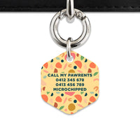 Bailey And Bone Pet ID Tag Boho Pastel Shapes Pet Tag
