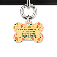 Bailey And Bone Pet ID Tag Boho Pastel Shapes Pet Tag