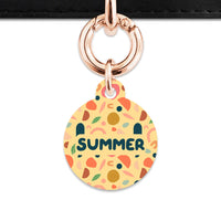 Bailey And Bone Pet ID Tag Boho Pastel Shapes Pet Tag