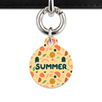 Bailey And Bone Pet ID Tag Boho Pastel Shapes Pet Tag