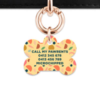 Bailey And Bone Pet ID Tag Boho Pastel Shapes Pet Tag