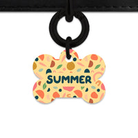 Bailey And Bone Pet ID Tag Boho Pastel Shapes Pet Tag