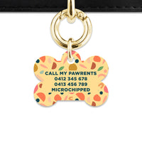 Bailey And Bone Pet ID Tag Boho Pastel Shapes Pet Tag