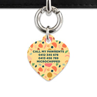 Bailey And Bone Pet ID Tag Boho Pastel Shapes Pet Tag