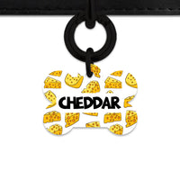 Bailey And Bone Pet ID Tag Cheese Pattern Pet Tag