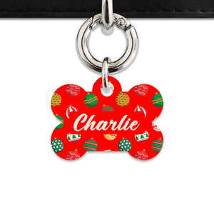 Bailey And Bone Pet ID Tag Christmas Ornaments Pet Tag