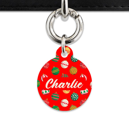Bailey And Bone Pet ID Tag Christmas Ornaments Pet Tag