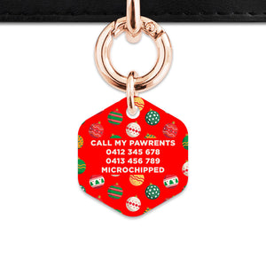 Bailey And Bone Pet ID Tag Christmas Ornaments Pet Tag