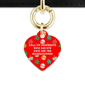 Bailey And Bone Pet ID Tag Christmas Ornaments Pet Tag