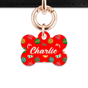 Bailey And Bone Pet ID Tag Christmas Ornaments Pet Tag