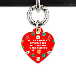 Bailey And Bone Pet ID Tag Christmas Ornaments Pet Tag