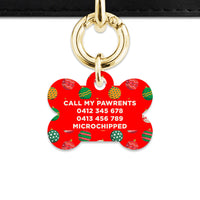 Bailey And Bone Pet ID Tag Christmas Ornaments Pet Tag