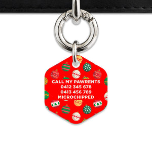 Bailey And Bone Pet ID Tag Christmas Ornaments Pet Tag