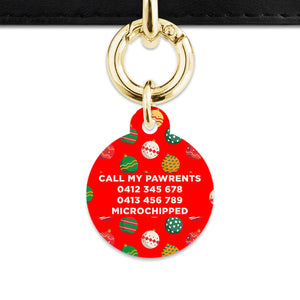 Bailey And Bone Pet ID Tag Christmas Ornaments Pet Tag