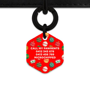 Bailey And Bone Pet ID Tag Christmas Ornaments Pet Tag