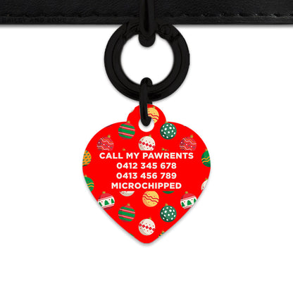 Bailey And Bone Pet ID Tag Christmas Ornaments Pet Tag