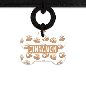 Bailey And Bone Pet ID Tag Cinnamon Bun Pet Tag