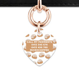 Bailey And Bone Pet ID Tag Cinnamon Bun Pet Tag